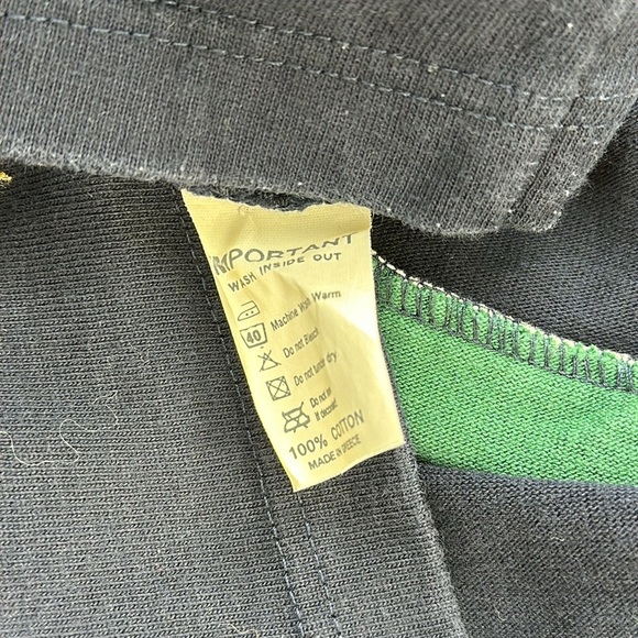 Oxford University Navy and Green Rugby Shirt - Picture 9 of 9